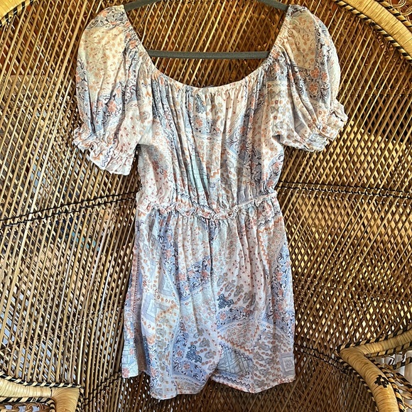 Blue B Patchwork cutout romper Size M - Picture 11 of 11